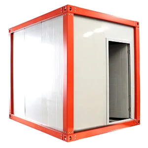 9 Square Meter Red Steel Frame Container House