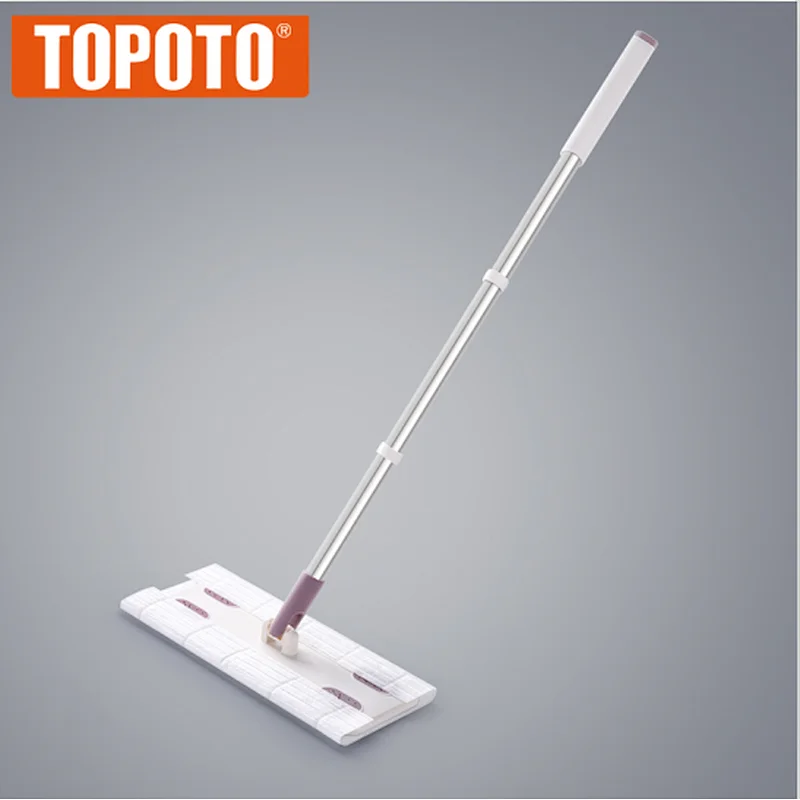 TOPOTO House Cleaning Telescopic Super Large Microfiber Disposable Mop Flat Mop