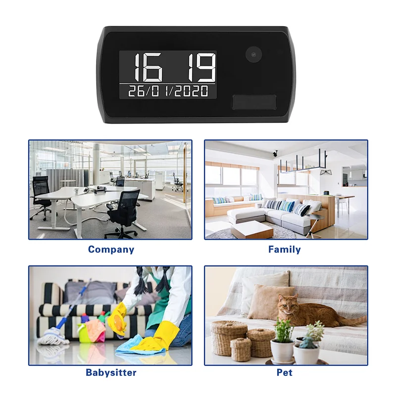 Clock WiFi Camera Smart Home Long Standby Camera