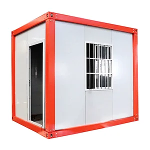 9 Square Meter Red Steel Frame Container House