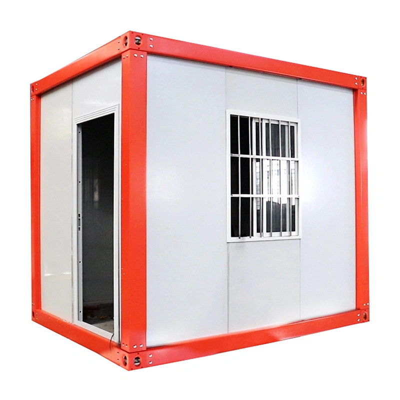 9 Square Meter Red Steel Frame Container House