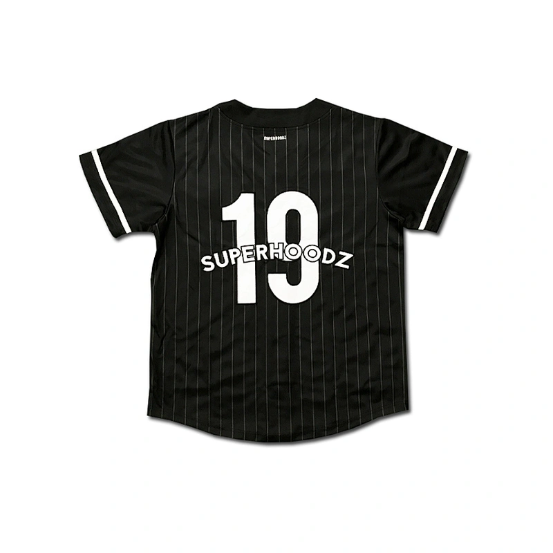 Men's Black Embroidery Replica Player Name Jersey Baseball Uniform Custom