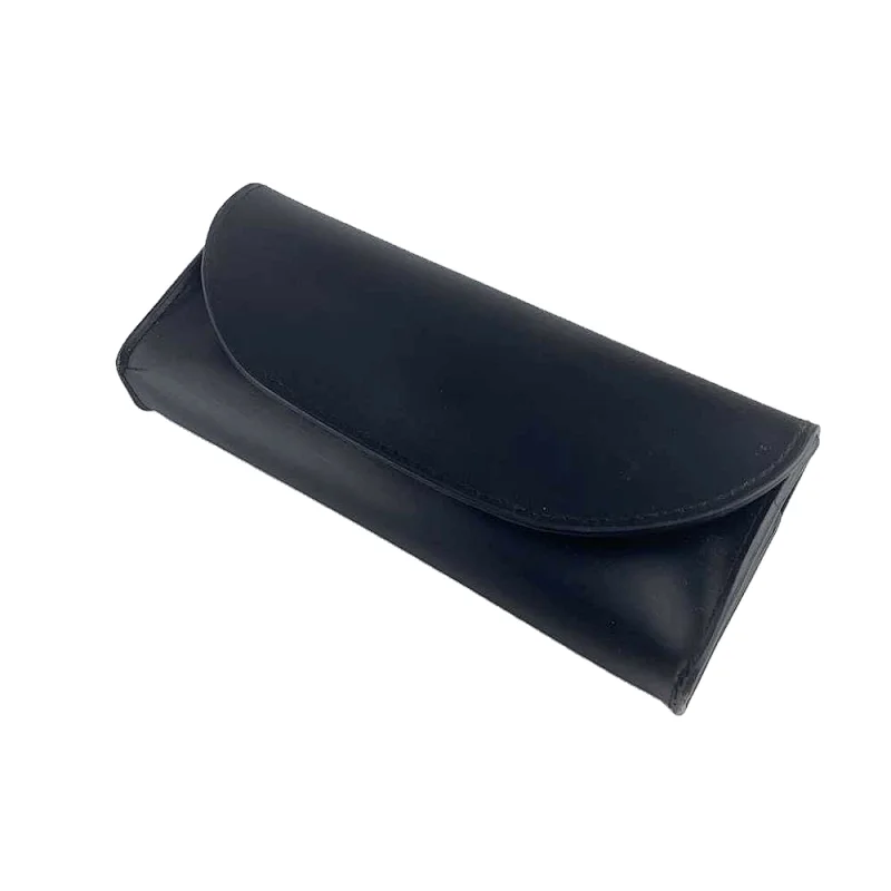 Soft leather sunglasses case