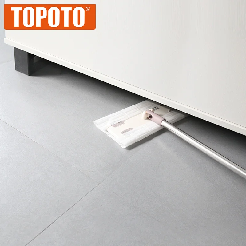 TOPOTO House Cleaning Telescopic Super Large Microfiber Disposable Mop Flat Mop