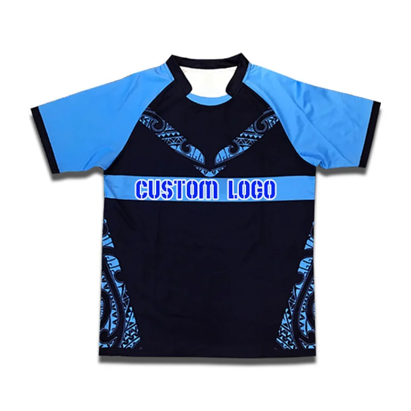 Custom 2021 Sublimated Rugby Jersey Design TeamWear