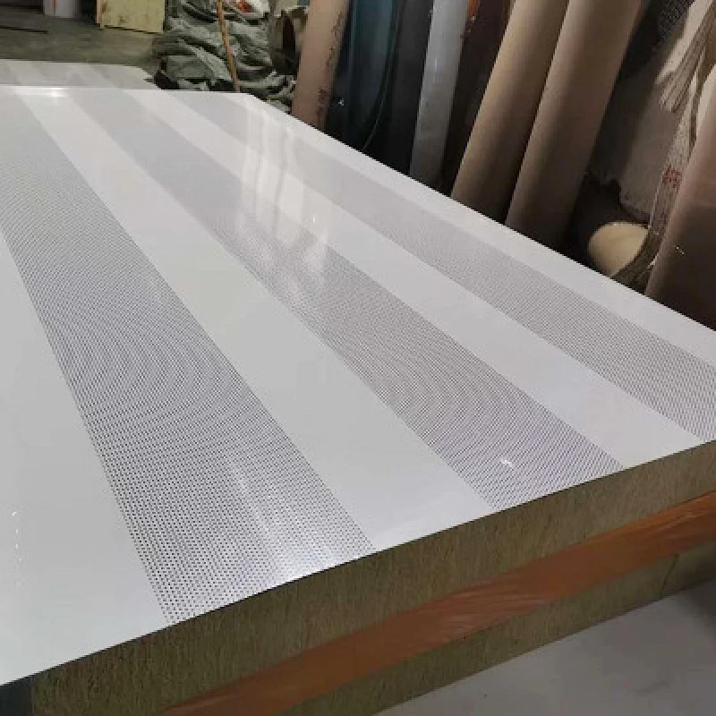 Rock Wool Acounstic Sandwich Panel