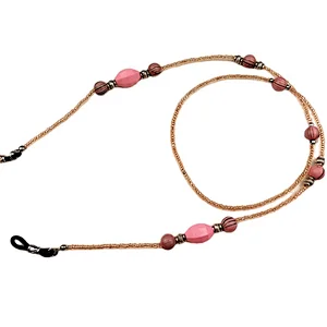 Candy Color Pretty Bead Pearls Chain  Eyewear String Eyeglasses Cords