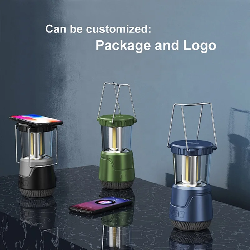 Outdoor LED Camping Light Portable Bluetooth Speaker
