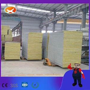 Color Steel Rock Wool Sandwich Panel for High Clean Room