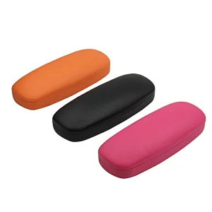 Kids Leather Hard Eyeglass Case Glasses Case
