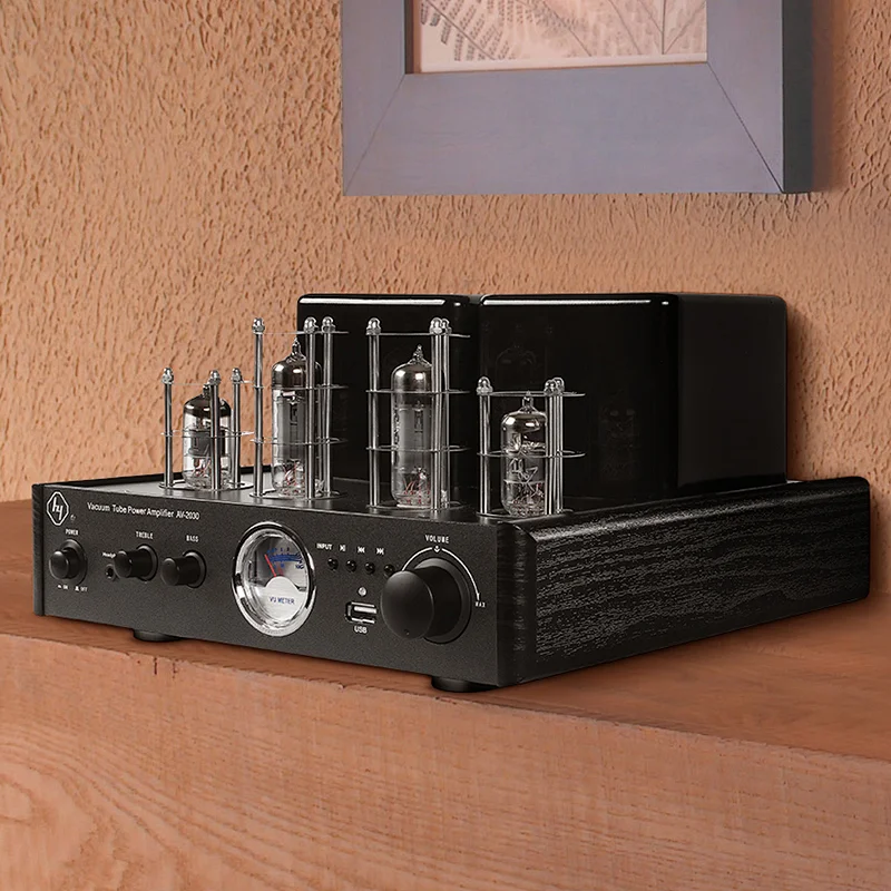豪韵2030发烧hifi电子管胆机功放机前级diy蓝牙音响组合音箱套装