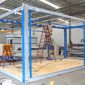 Factory Price Customize Easy Install Waterproof and Fireproof Prefabricated Prefab Modular Movable Container House for Entrance