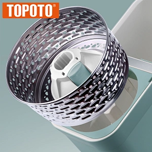 TOPOTO New Design Green Mop Microfiber Floor Mop, Spin Cleaning Mop