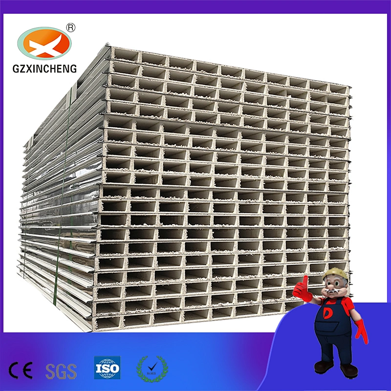 Panel sándwich de magnesio y vidrio impermeable