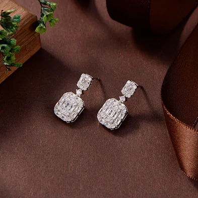 silver butterfly earrings studs