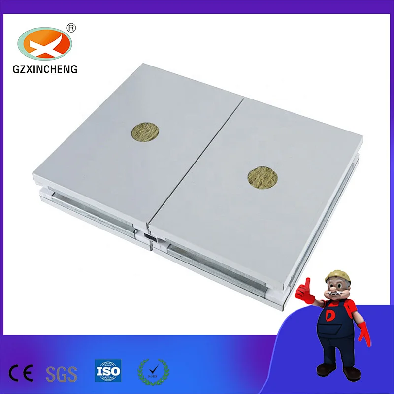 Superior Hand Made Rock Wool Sandwich Panel for Prefab House