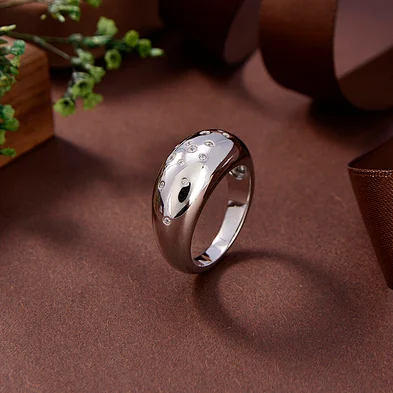 sterling silver spinner ring