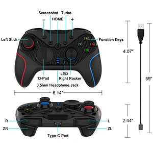 Pro Switch Wireless Controller for Nintendo Switch with Wakeup Function