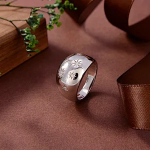 coin ring silver