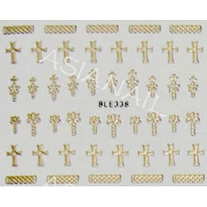 Gold 18K 3D Nail Sticker(338~361)