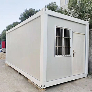 Casas modulares prefabricadas de China 20ft plat pack container home office / living kit hogares determinados para ventas