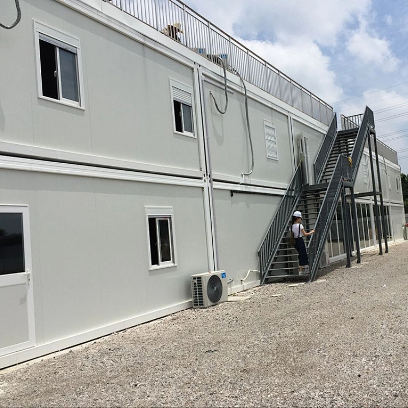Casa prefabricada del envase del paquete plano Casa prefabricada del envase del embalaje plano con SGE, CE y ROHS