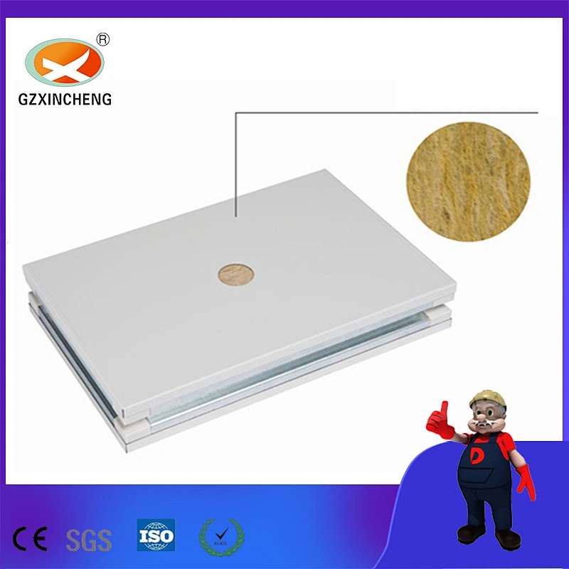 Panel sándwich de lana de roca superior hecho a mano para casa prefabricada