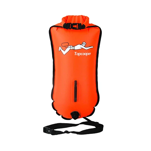 TOPCOOPER Nylon Swim safety buoy for open water swim