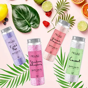 Fragrance bubble bath salt private label  colorful high quality organic relaxing natural