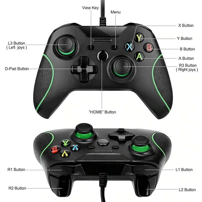 Xbox One Wired Controller Gaming Joypad