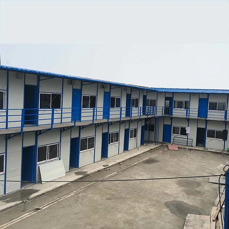Customized Steel Structure Double Layer Prefab Building Small House