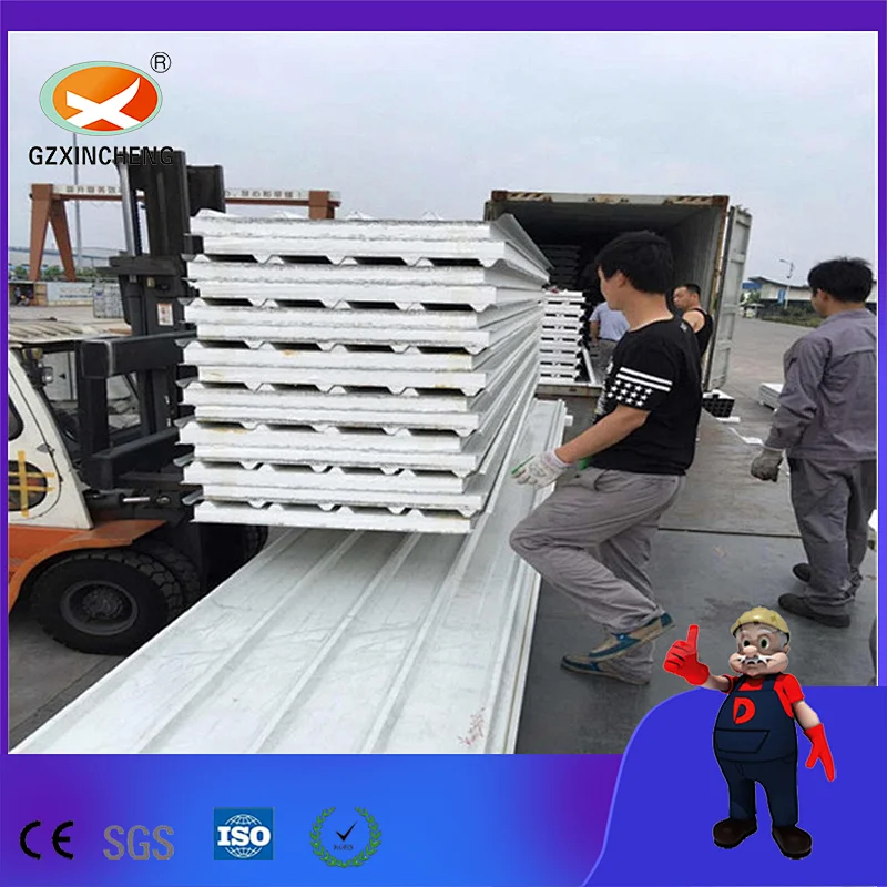 EPS Sandwich Panel for Steel Structure Warehouse Metal Light Weight Building