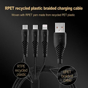 RPET Plastica riciclata intrecciata