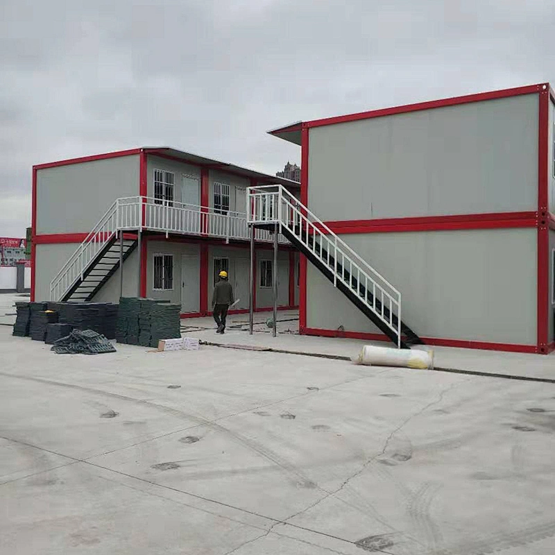 CE & ROHS Full Set Luxury Mobile Modular Sandwich Panel Camp Living Box Single Prefabricated Container Houses