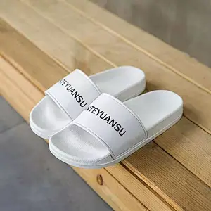 Greatshoe 2020  little wholesale custom logo slippers men PVC slide sandal