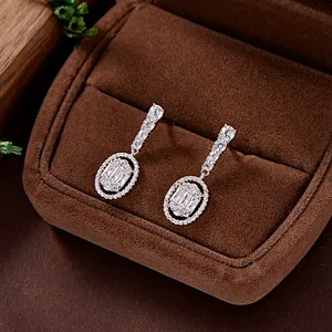 flat silver earrings