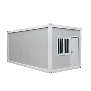 Venta al por mayor nuevo diseño moderno hermoso dos dormitorios casa contenedor prefabricada cómoda casas kits para el hogar prefabricados lowes