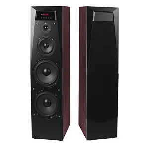 HIFI 200W Tower Wooden Stereo Bluetooth Speaker