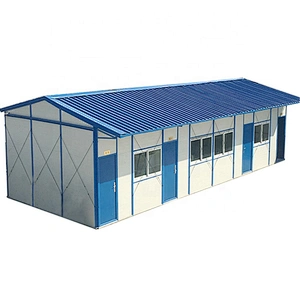 Casa prefabricada modificada para requisitos particulares del edificio de la capa doble de la estructura de acero pequeña
