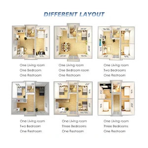 2021China New Style Container House with Foldable Design