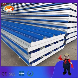 Construction Exterior Sound Insulated Wall EPS Sandwich Panel