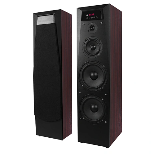 HIFI 240W Wooden Stereo Bluetooth Karaoke Tower Speaker with HD Input ARC Function