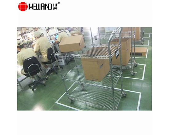 chrome racking trolley