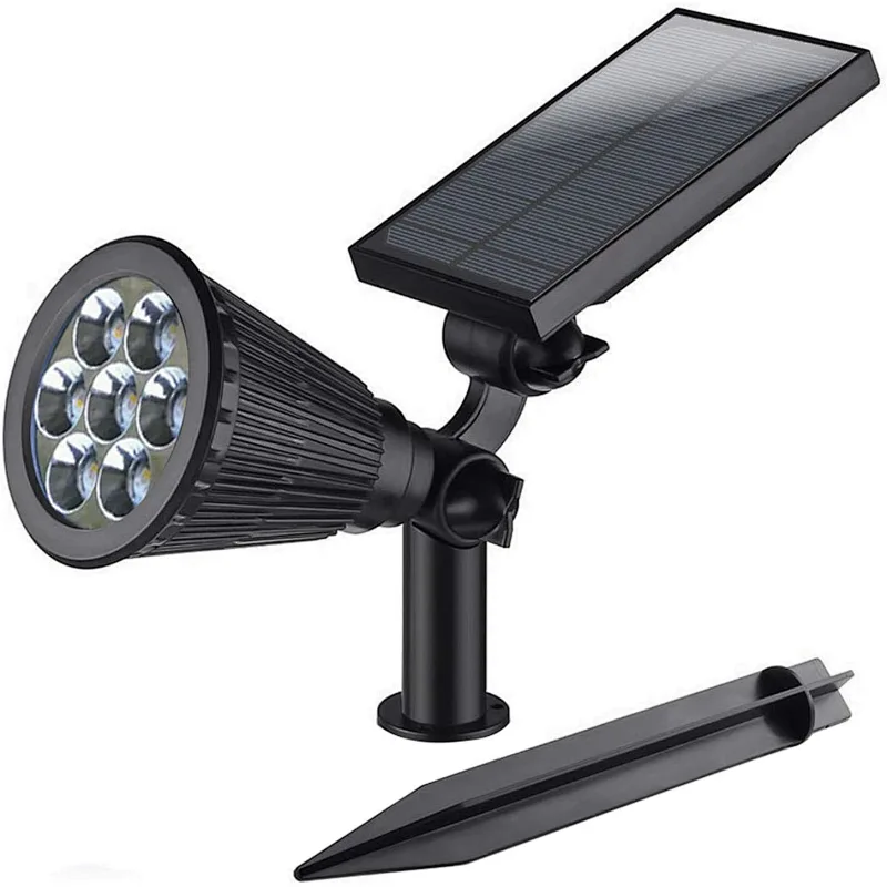 Solar Light Solar Spotlights Outdoor 7 Singe Colors & Color Changing RGB