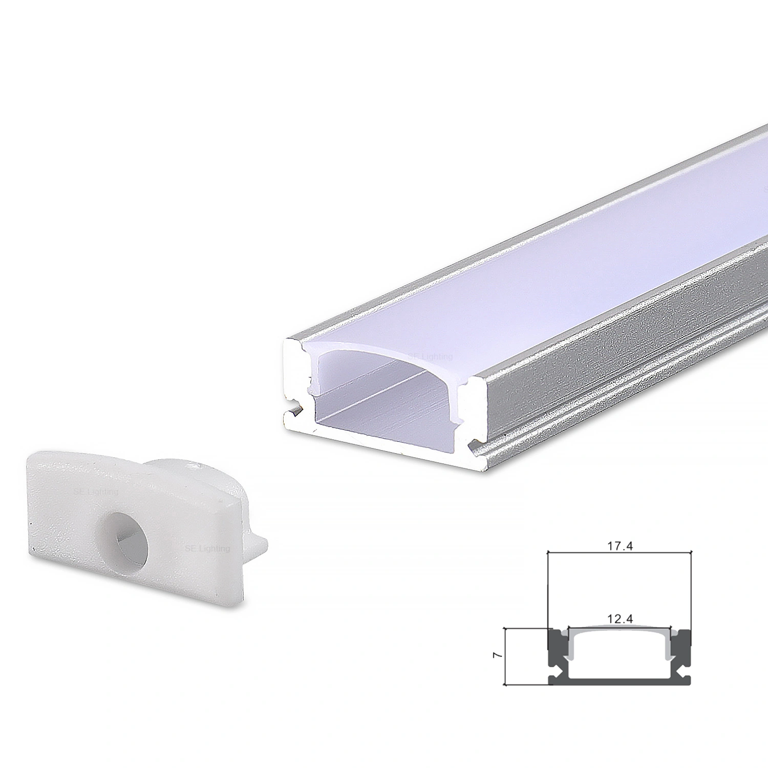 17x07mm LED Profile Aluminum