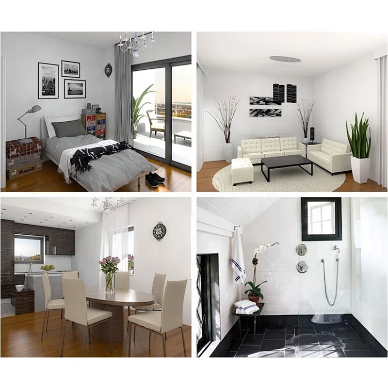 Wholesale new designs modern beautiful two bedrooms comfortable prefab container house homes