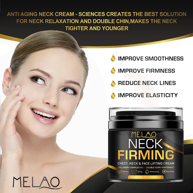 Neck firming cream private label organic firming  anti aging wrinkle beauty