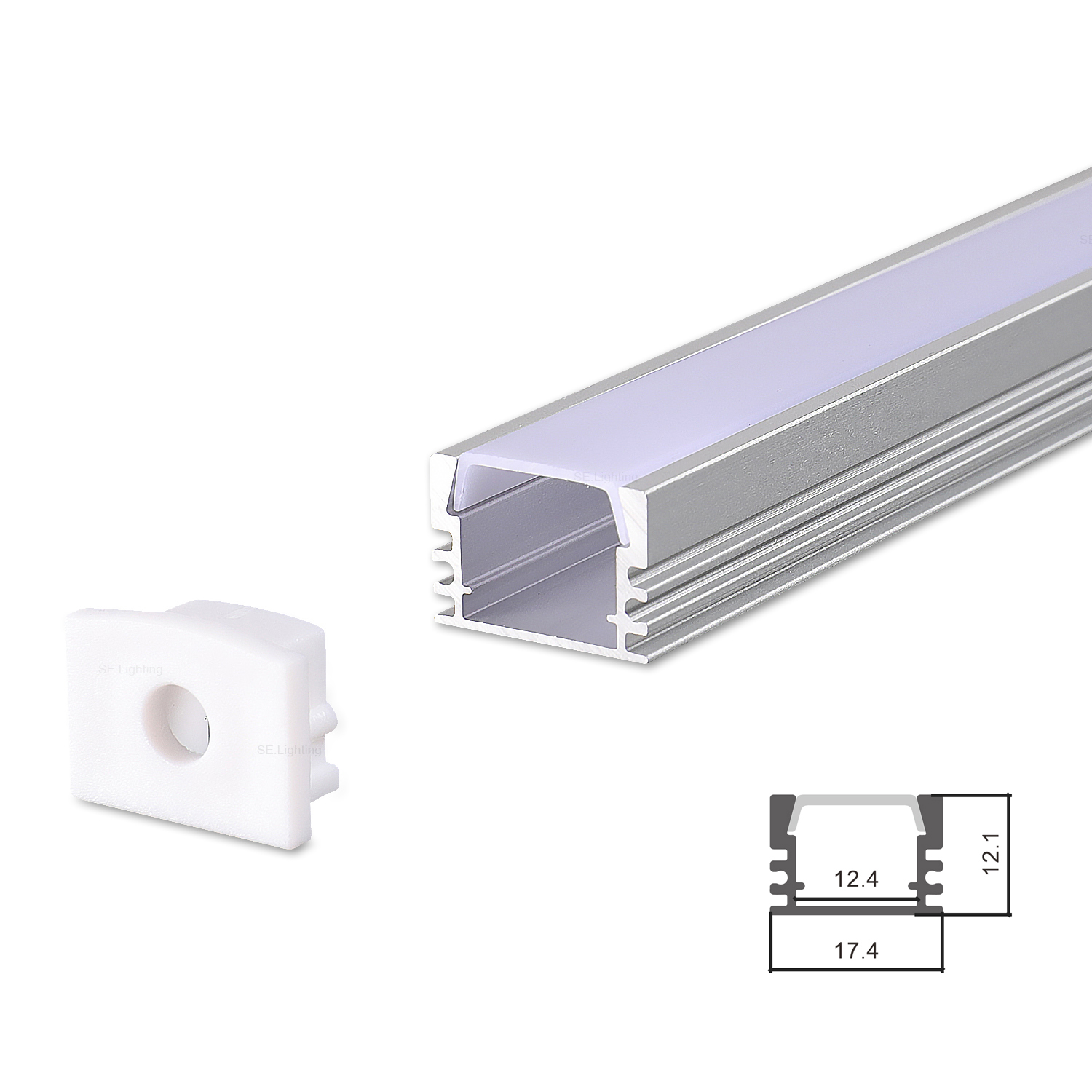 17x12mm LED Aluminum Profiles