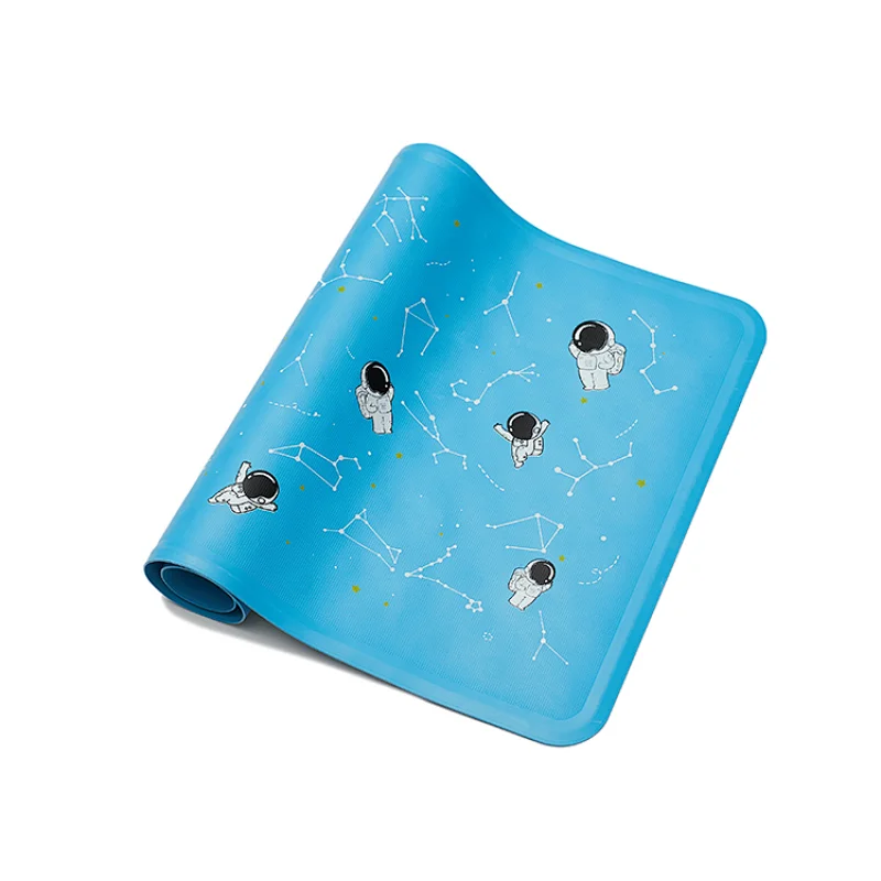 Soft and comfortable non-slip with suction cups baby rubber shower bath mat