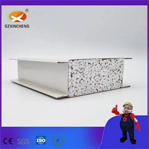 Panel sándwich de silicona de acero de color para sala limpia